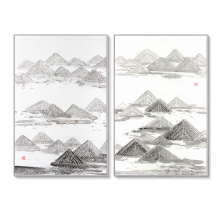 High quality Frame Wall art Traditonal Chinese style painting home decoration Ink and wash Canvas oil Landscape Paintings